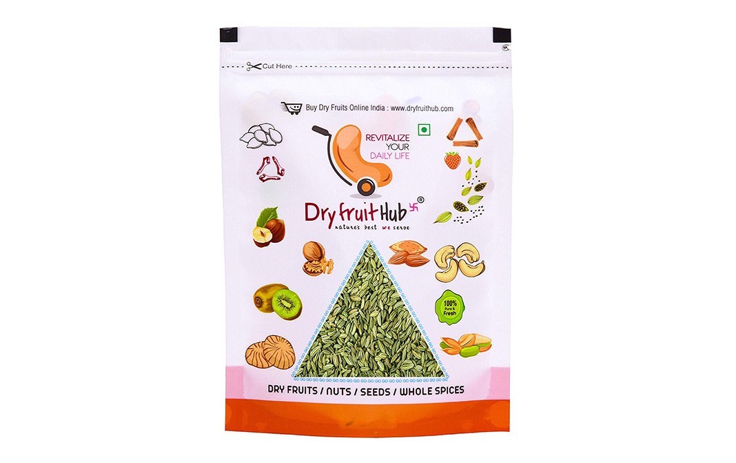 Dryfruit Hub Saunf Barrik, Fennel Seeds   Pack  500 grams